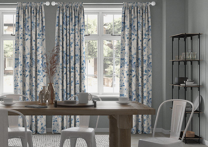 Amelie, Wedgewood - Made to Measure Curtains - Image 3